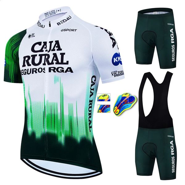 CAJA RURAL Summer Men's Cycling Jersey Man Bicycle Accessories Men's Cycling Outfit Mountain Bike Jerseys Men's Sports Set Mtb 260817 from DHgate