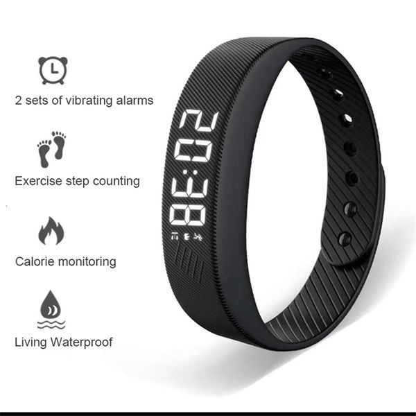 Smart Bracelet LED Digital Waterproof Smart Clock Smartband With running pedometer Monitor Smart Band Vibration Alarm Reminder 260813ww