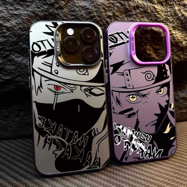 N-arutoS Anime Sasuke Matte Cover For 17 Air 16E 16 15 14 13 12 mini Pro Max Plus Colorful Phone Case S260820N1CH