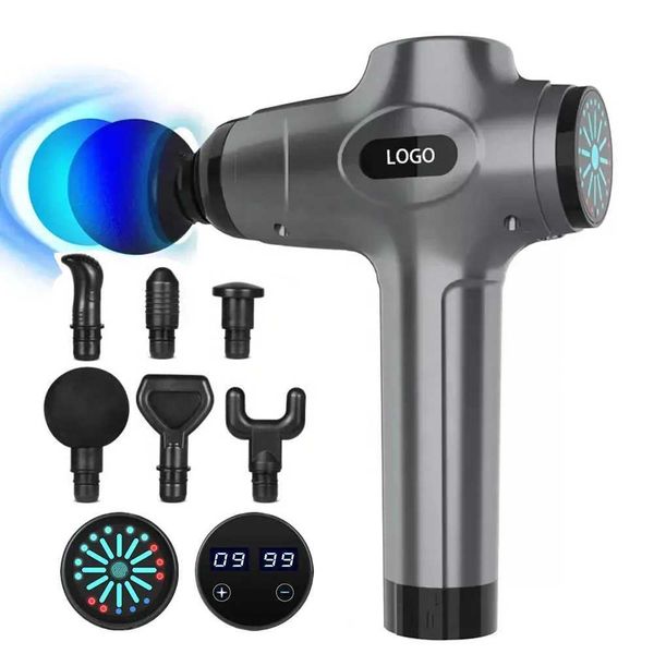 Massage Gun 30 Speed Deep Tissue Massager Fascia Percussion Muscle for Sports Recovery Vibration S260821LGU7