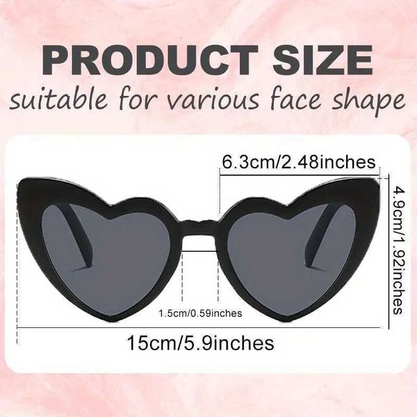Sunglasses Heart Shaped Bachelorette Party Wedding Bridal Shower Decor Hen Supplies Bride To Be Bridesmaid Gift Glasses N260822