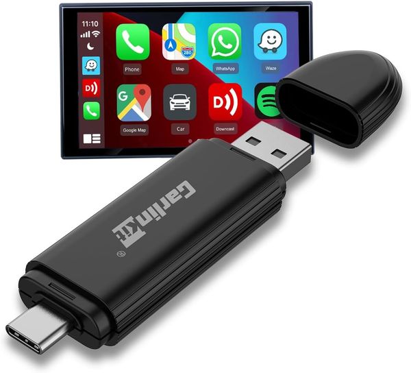 CarlinKit CarPlay Wireless Adapter MiNi SE 2026 - Auto Connect Online Update for iPhone, Apple CarPlay Wireless Adapter Convert OEM Wired CarPlay Car