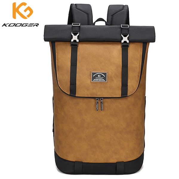Laptop Backpack Women Men Roll Top Waterproof Travel Hiking Rucksack Lightweight Casual Daypack Stylish School Bag