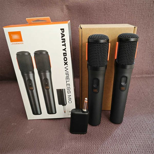 WIRELESSMICROPHONE Dual Wireless Microphone PartyBox Audio Microphone L26824
