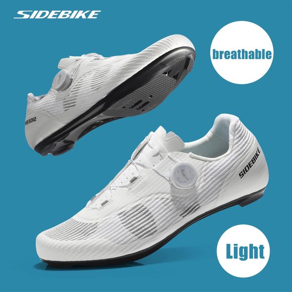 Sidebike road cycling shoesunlocked shoes ultra light and breathable Snaker nylon bicycle SD029 260824