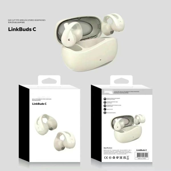 LinkBuds high-quality clip on bone conduction wireless Bluetooth earphones for true sports and running wireless 2026