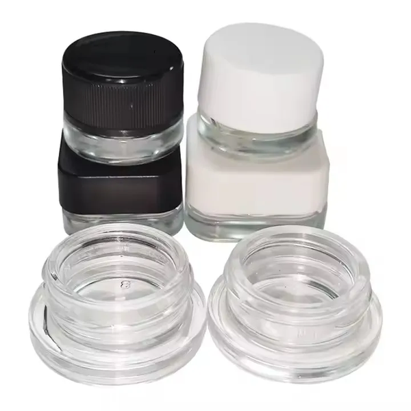 Pressing bottle Packaging Bottles Latest Free Shipping 5ml 7ml 9ml Storage Glass Jars Jar