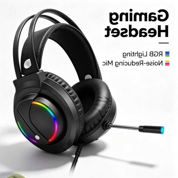 RGB K1 Over-Ear Gaming Headset Single USB 7.1/3.5 Interface for Desktop Computer Ideal for PUBG And Internet Cafes S2608271A2T