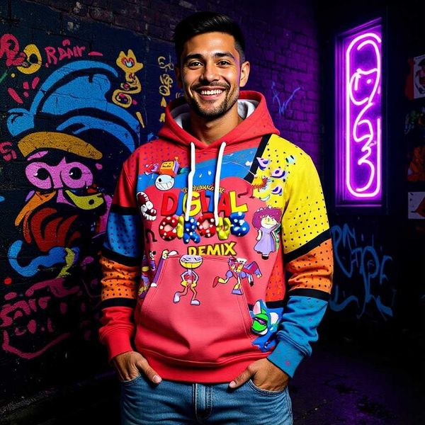 2025 new model the amazing digital magical digital hooded sweatshirt L26082844T3