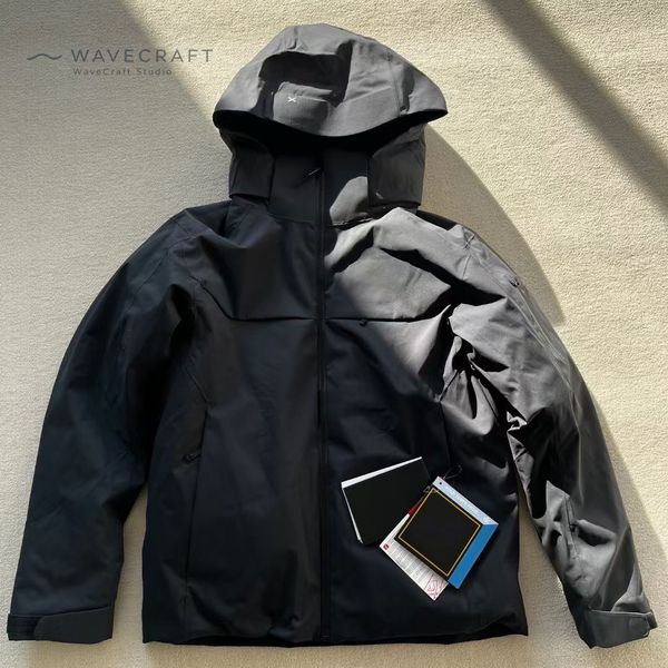 ski jacket snow winter rain three in one removable liner storm hood articulated fit waterproof windbreaker men jackets