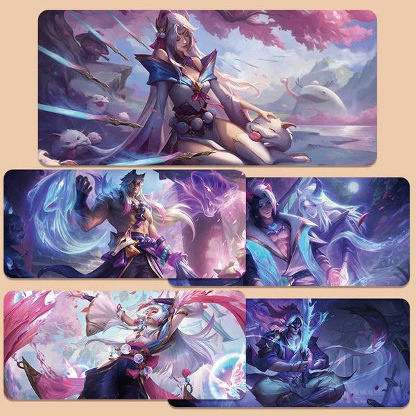 League of Legends Mouse Pad Extra Large Thickened Boys' Anime E-Sports Game LOL Keyboard Pad Office Desk Mat Q260831