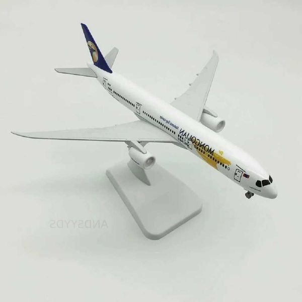 Scale 20cm Metal Airplane Model Mongolian Airlines Aircraft airplanes Aviation Mold Gift S260831JU0G