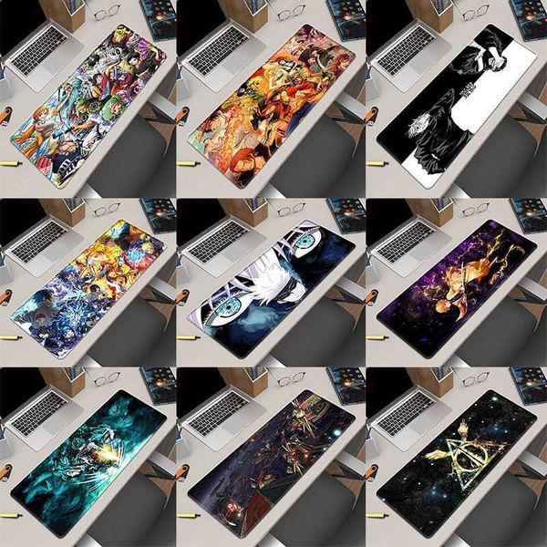 Mouse pad Dragon Ball desk mat One Piece study mat Demon Slayer cartoon thickened non-slip mat Q260831