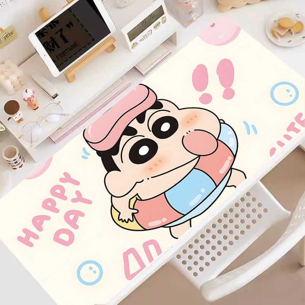 Cute Crayon Shin-chan Extra Large High-Value Mouse Pad Non-Slip Lock Edge Desk Mat Thickened Keyboard Mat Q260831