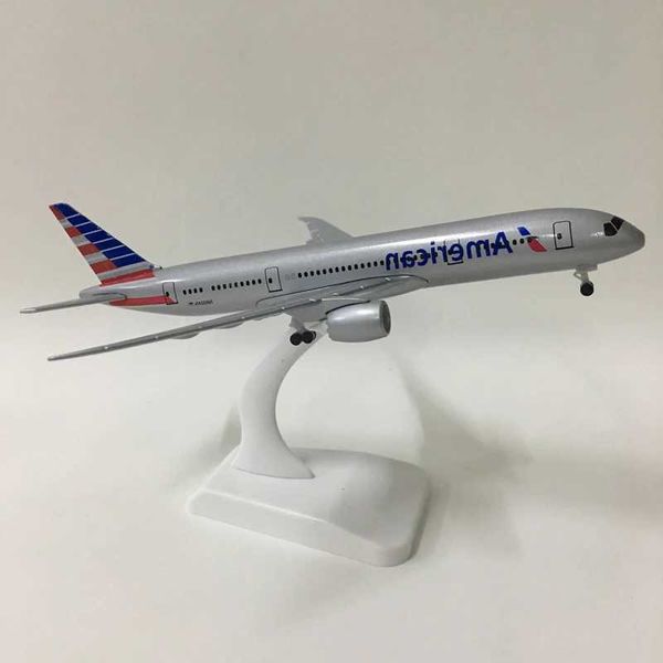 20CM TUTU American Airlines 787 Aircraft Model Planel Airplane Metal Planes Collect Gifts S260831LJDK