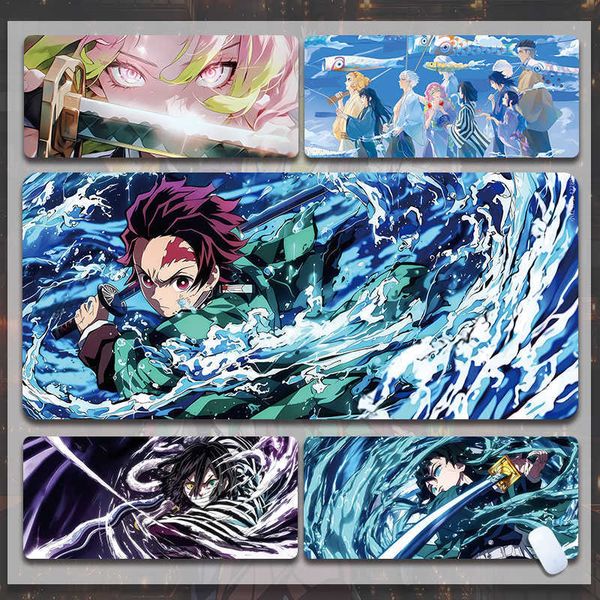 2026 New Demon Slayer Mouse Pad Extra Large Anime Dirt-Resistant Office Computer Keyboard Pad Anime Tengomae Desk Mat Q260831