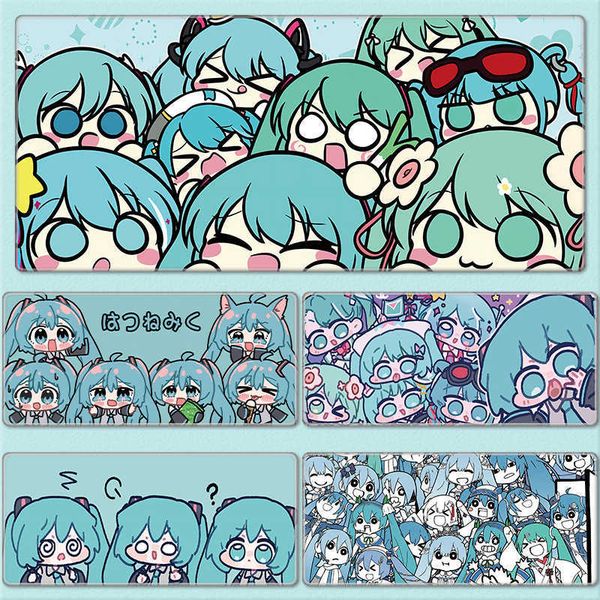 Hatsune Miku Mouse Pad Extra Large Anime Cute Two-Dimensional Boys and Girls Home Computer Keyboard Desk Pad Q260831