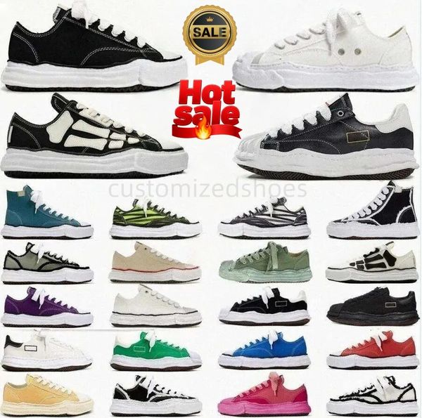 

casual mens shoes sneakers Top designer sneaker shoes mens Peterson Hank women Blakey Canvas Low Black Pink Light Blue womens White luxury shoes with box size 36-45, Red