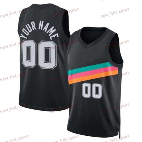 Victor Wembanyama City Statement Basketball Jersey Fox Devin Vassell Stephon Castle Keldon Johnson Harrison Barnes Jeremy Sochan Julian Champagnie Paul Harper
