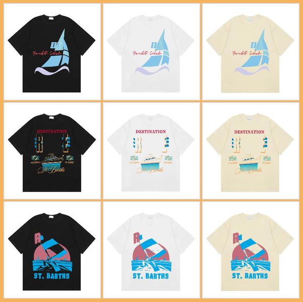 

Men's Designer T Shirt High Quality Street Loose Casual Crewneck Pullover Short Sleeve Unisex Couple Top, 1105 white