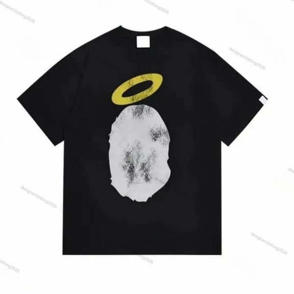 

Designer Mens T-Shirts Tees Side Double Sided Camouflage Shark Tshirts Graphic Colorful Cashew Lightning Cotton ShirtsAA, A7