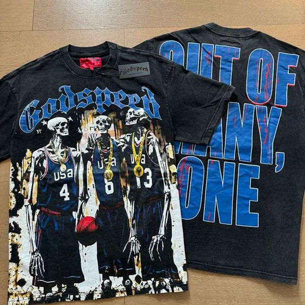 

Y2k graphic tee God Speed shirt designer t shirt mens tshirt short sleeve beach hipster fabric Stree printing clothes street High quality Hip Hop Fashion washedd, Fuchsia