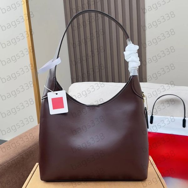 

Designer bags Brooklyn 28 single shoulder 39 tote quality single capacity YN large capacity minimalist luxury suede women genuine leather handbag underarm 23cm, A4#28cm