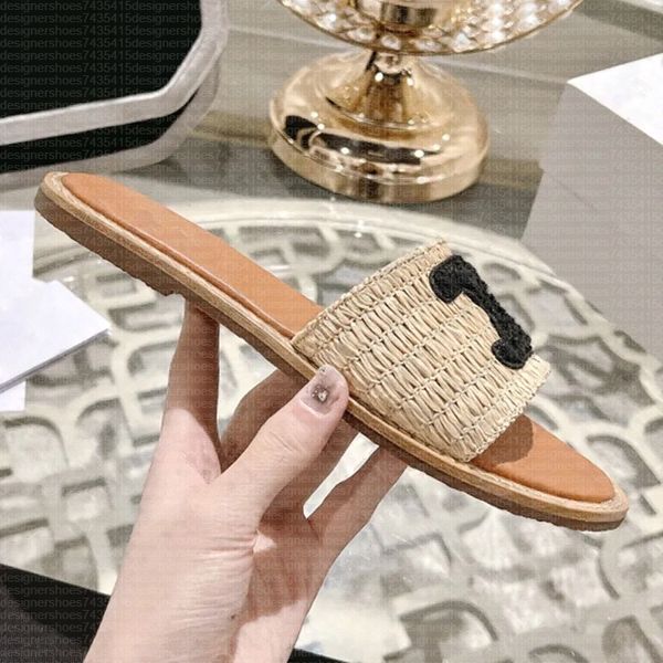 

designer Slides luxury sandals Casual shoes Designer weave Sliders fashion outdoor Beach sandale Womens Shoe flat loafer Summer Mule 999, Color 2
