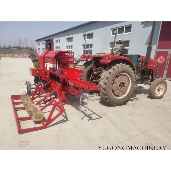 

High Speed Kinetic Wood Splitter 40 Ton Log Splitting Machine Gas Powered Flywheel Driven For Maximum Firewood Production Success