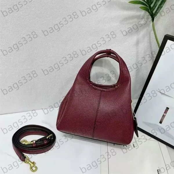 

Luxury bag Brooklyn bags 23/28/39cm single shoulder tote designer YN handbag quality capacity large minimalist suede women genuine leather classic underarm high, Red