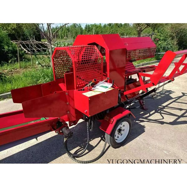 

Kinetic Log Splitter 25 Ton Wood Splitting Machine Fast Flywheel Action For Efficient Firewood Cutting Compact Towable Design For Farm