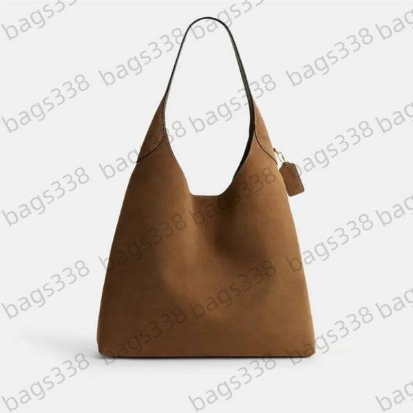 

Brooklyn bag 28 designer handbag YN single shoulder top quality tote bags 39 capacity minimalist luxury suede women genuine leather high classic underarm 23 style, A1#28cm