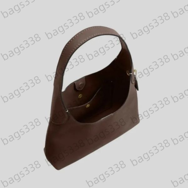 

Top quality brooklyn bag 28 designer yn tote bags single shoulder 39 luxury single capacity minimalist suede women genuine leather handbag classic underarm 23cm, A4#28cm