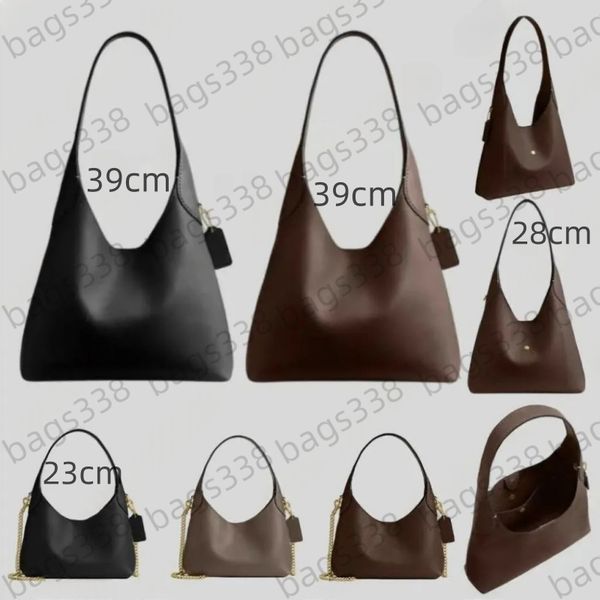 

Designer Brooklyn bag 28 single shoulder YN tote bags 39 quality single capacity minimalist suede women genuine leather handbag high 23cm classic underarm style, A2#28cm