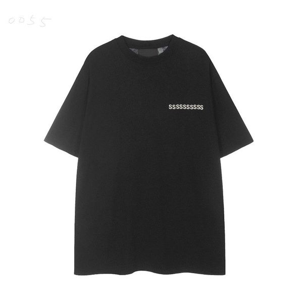 

Tshirt Mens T Shirt Designer T Shirts Summer Fashion Simplesolid Black Letter Printing Tshirts Couple Top White Men Shirt Casual Loose Women Tees, Color62