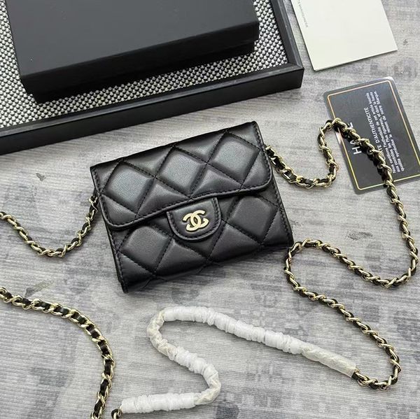 

10A Designer bag Taschen Luxury wallet WOODY Tote women's handbag Shopping bag Luxury designer handbag With original box bag ID Card clip Pocket women's and men's bag, Cf - 15 -sheepskin