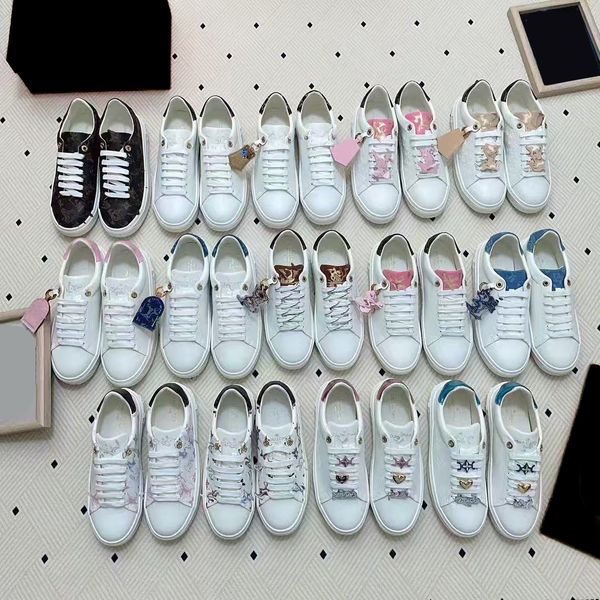 

Women's casual sneakers, classic designer shoes, letter print embellished shoes, men's sneakers, # color 1