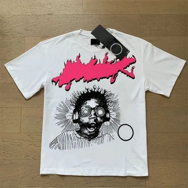

designer t shirt mens tshirt High Quality Streetwear Hip Hop Fashion T Shirt Unisex Short Sleeve Tshirts Tops High Street Retro Women graphic tee US SIZE S-XL, Lightpink
