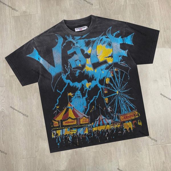 

Valley T Shirt Summer Designer T Shirt For Men Women Vale Shirts Hip Hop Round Neck Short Sleeved Fashion Streetwear Graphic Tee Valley Dream Party Tops Clothes, A21