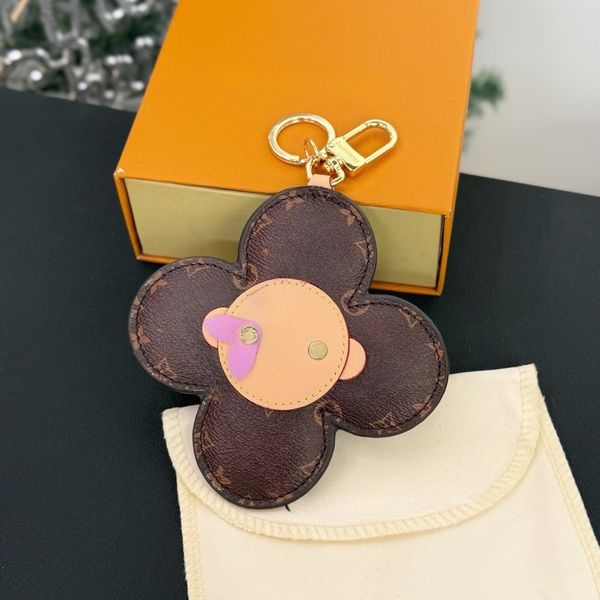 

Keychains Lanyards With BOX Designer Silver Sunflowers Keychains Women Bag Charms Fashion Car Keyrings Lanyards Birthday