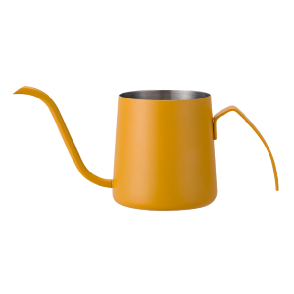 Elegant Yellow Stainless Steel Pour Over Coffee Maker for Home Brewing (250 ML)