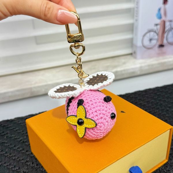 

Keychains Lanyards Leather Bag Charm Designer Keychains Pendant Designer Keychain for Men Women Gifts