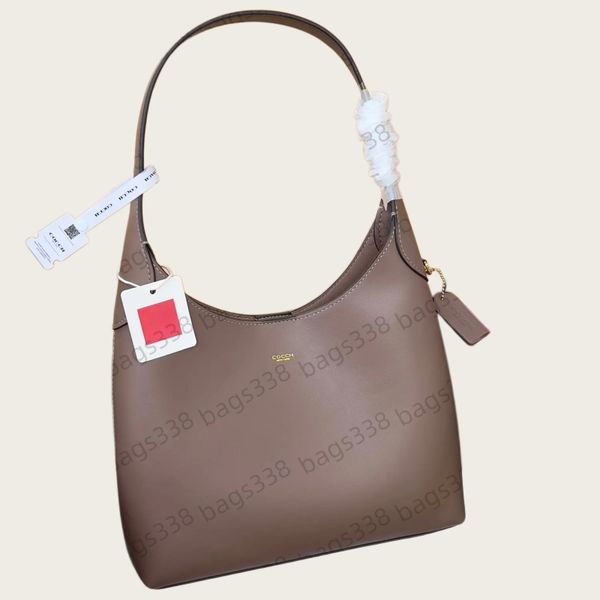 

Designer Brooklyn bag 28 single shoulder YN tote bags 39 quality single high capacity minimalist luxury 35 suede women leather handbag top 23 cm classic underarm, A9#23cm