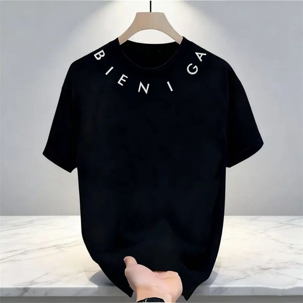 

Designer Brand Tees T Shirts Top Quality Pure Cotton Short Sleeve Shirt Simple Letter Printed Summer Casual, White