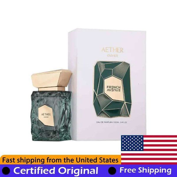 French Avenue Aether Extrait de Parfum Unisex Spray 100 ML Persistent Fruity Aromatic Pheromones Cologne 3.4 Oz Perfume 26H0306