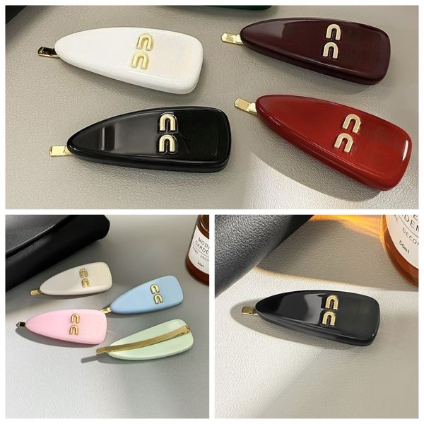 

Luxury Barrettes Designer Womens Girls Hairpin Brand Classic Versatile Hairclips Fashion colorful Hairpin Hair Clips