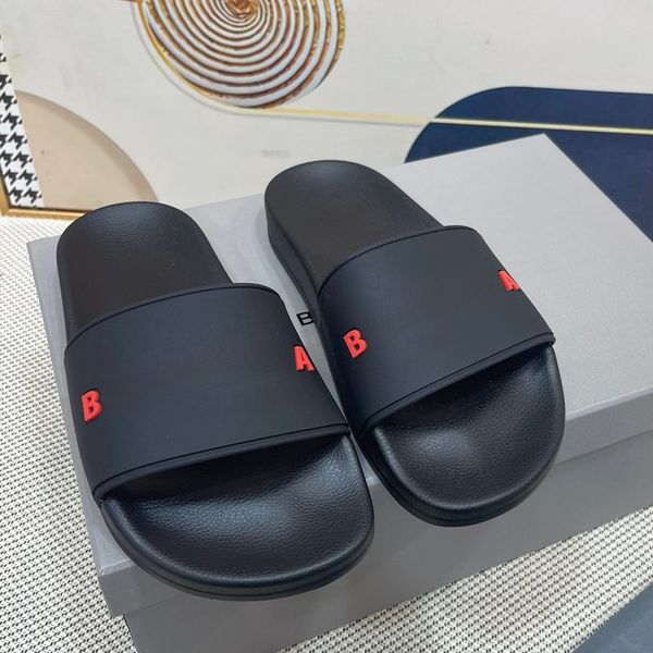 

Designer slippers Fashion slipper sliders Paris slides sandals slippers for men women Hot Designer unisex Pool beach flip flops With box Size 35-46, #7