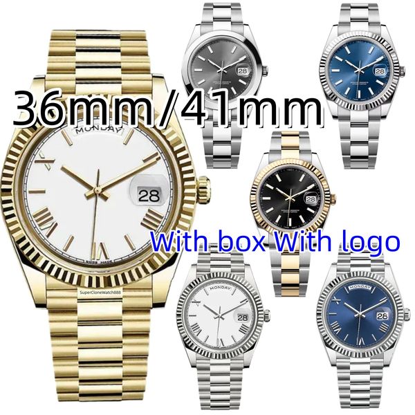 

designer watch high quality Men's Watch 41mm Ladies' 36mm women watches men watch luxury watch super clone watch mens watch luxuriou automatic water resistant with box, Dark navy
