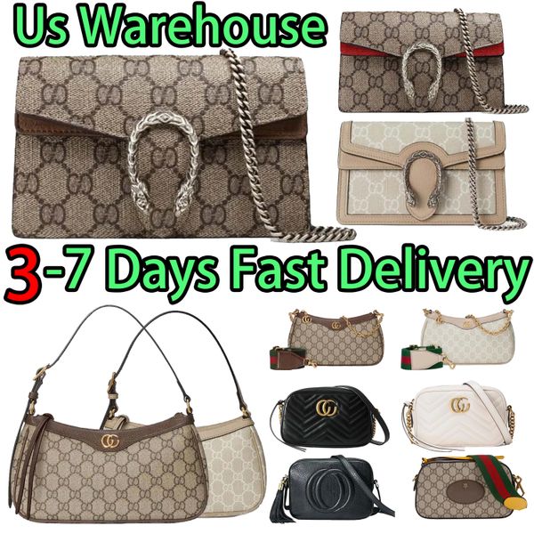 

Designer Bag Luxury Bag Shoulder Bag High-Quality Handbag Ebony Gucii Tiger-Head Buckle Bag All-Over Monogram Print Shoulder Bag Canvas and Leather Mix Crossbody Bag, #40