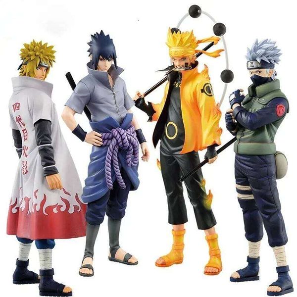 Anime Figure Uchiha Itachi Sasuke Pain Kakashi Naruto Shippuden Action Figures Collection Model Toys for Children Gifts C260309